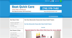Desktop Screenshot of boatquickcare.com